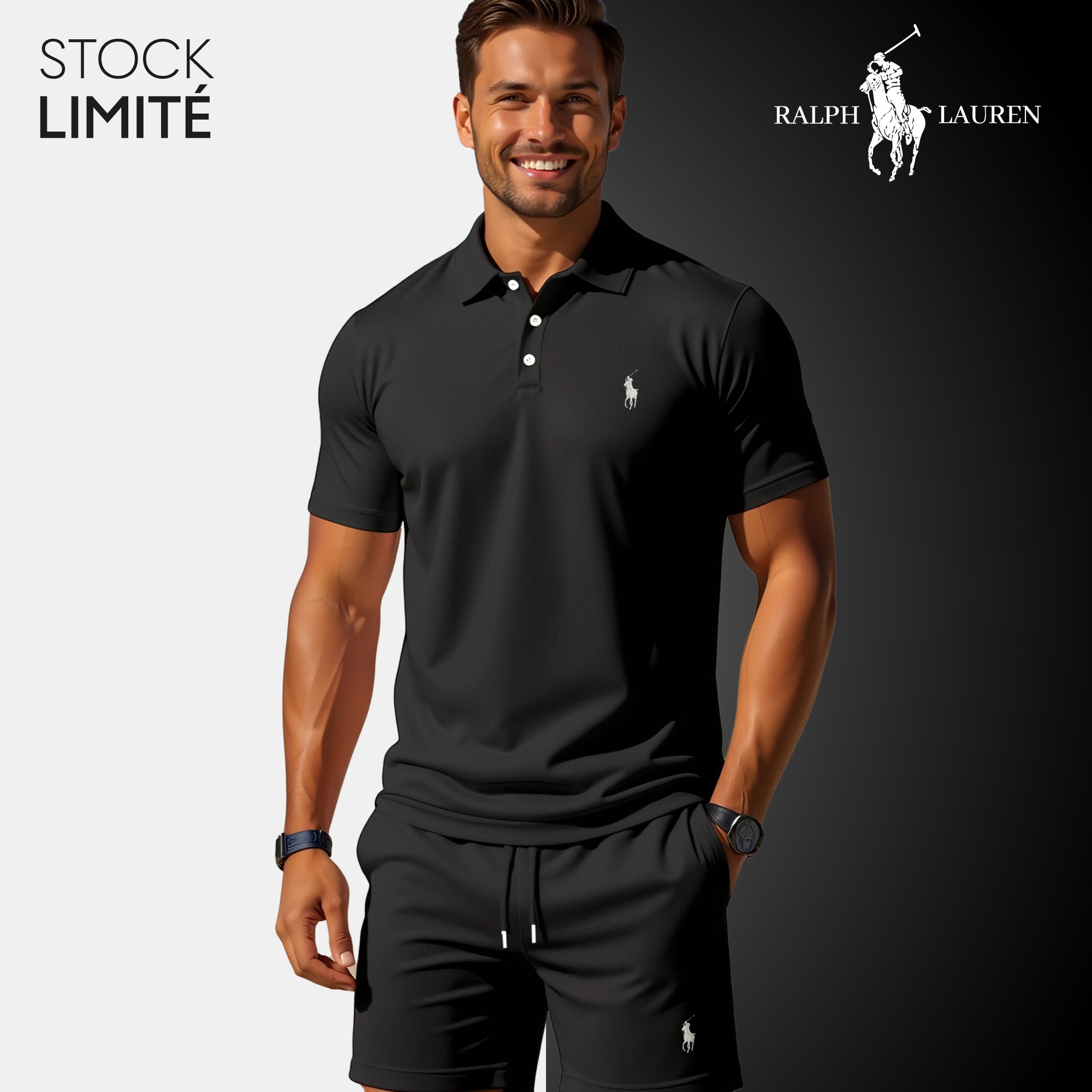 RL Men's Polo & Shorts Set | Limited Edition