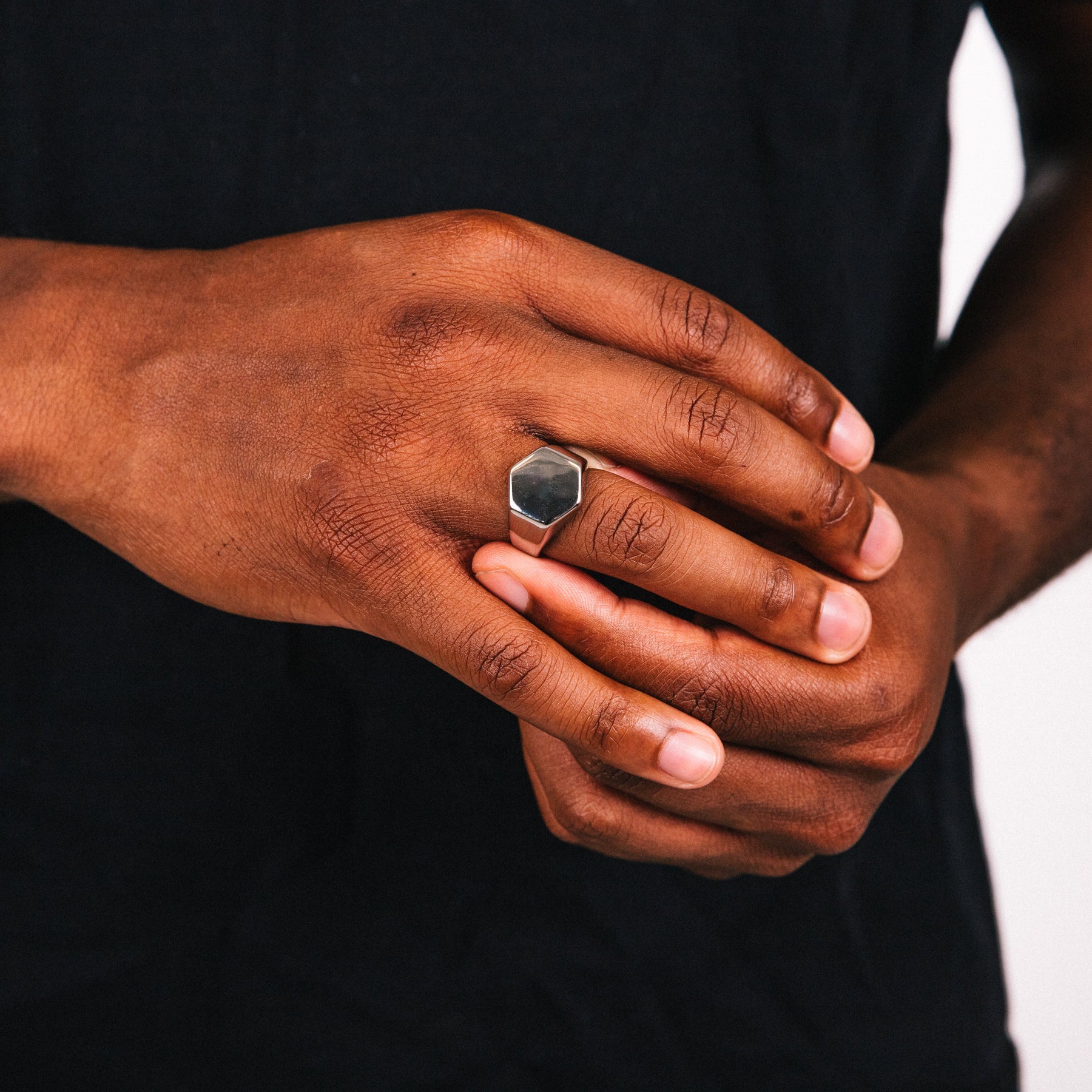 Matrix Mens Stainless Steel Ring