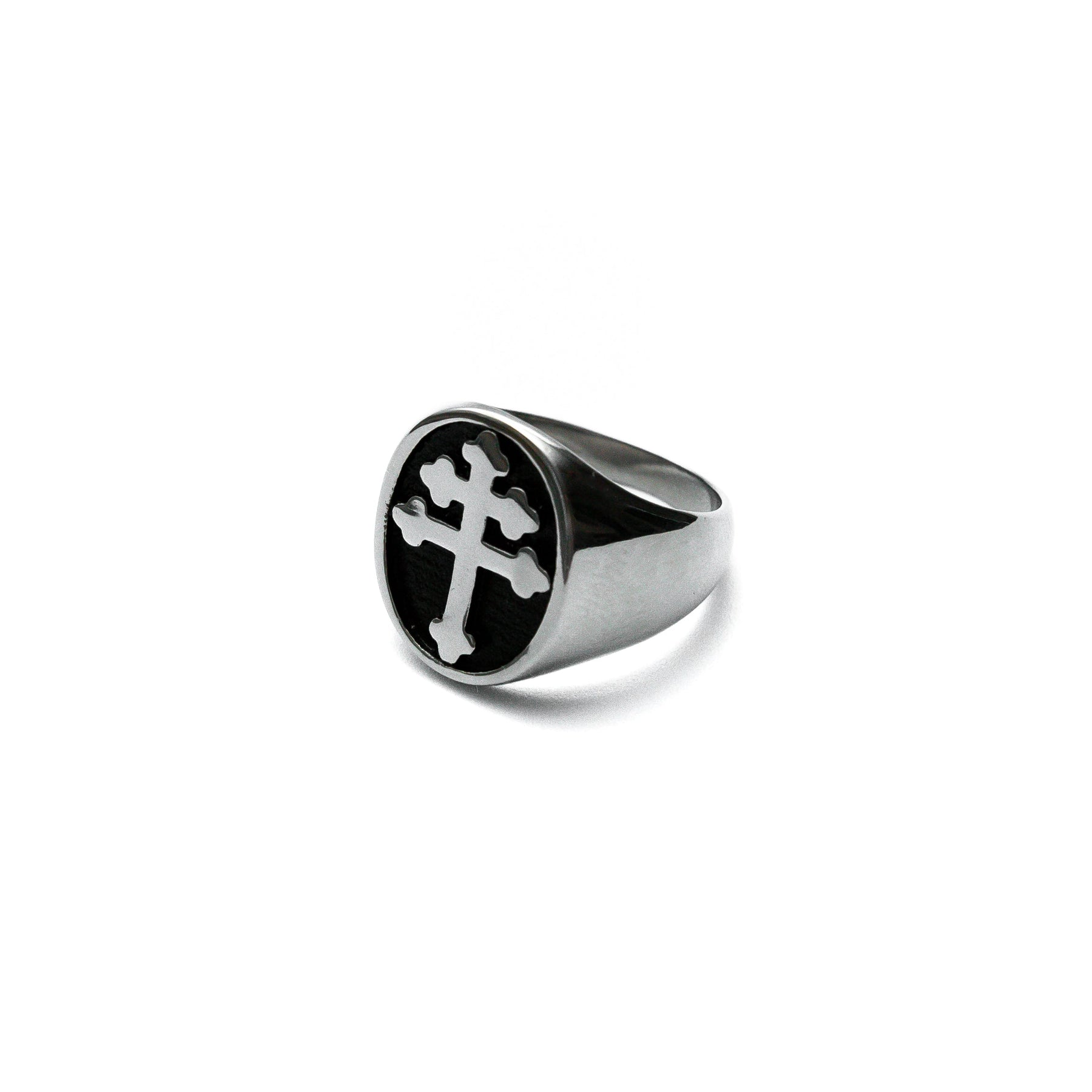 Omen Mens Stainless Steel Ring