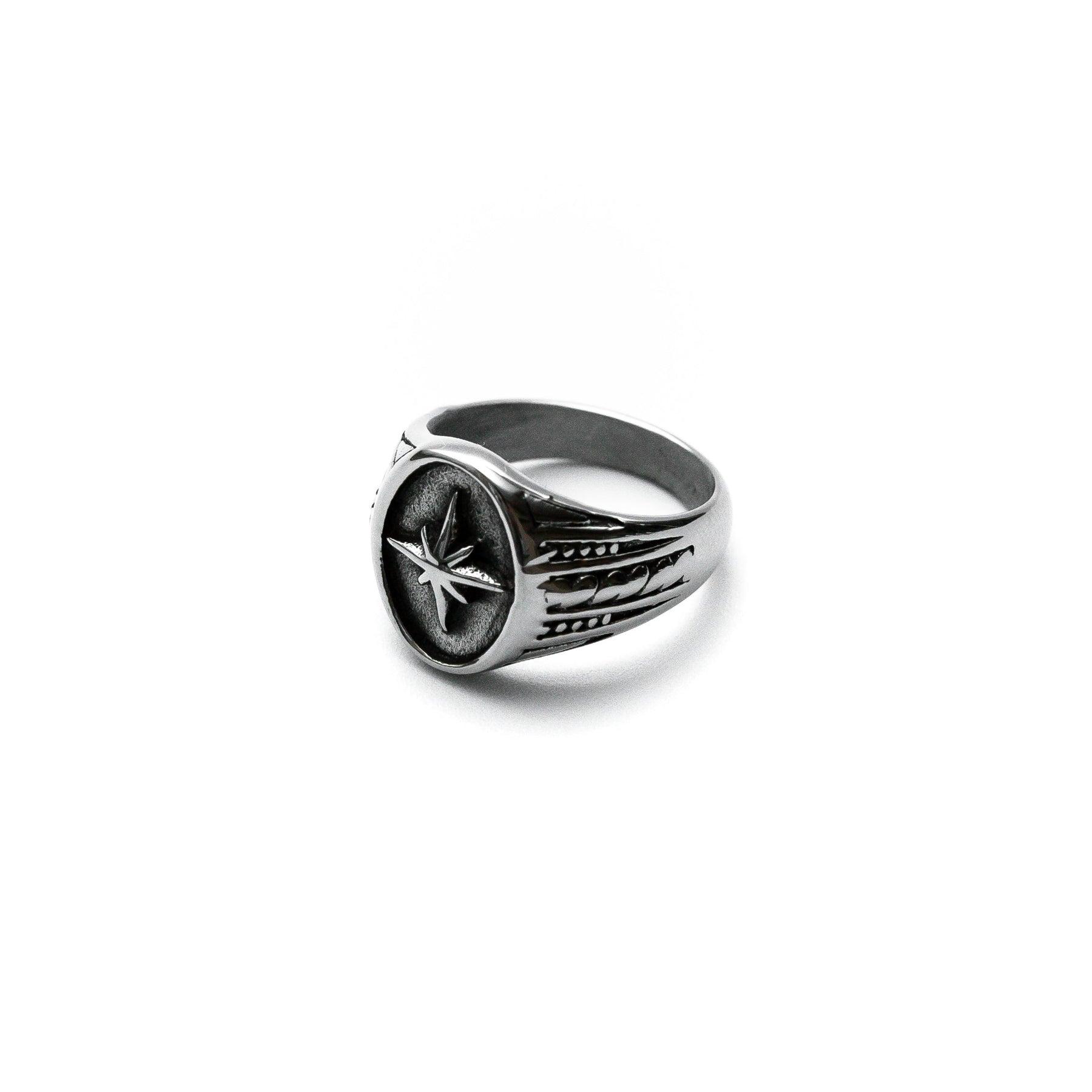 Polaris Mens Stainless Steel Ring