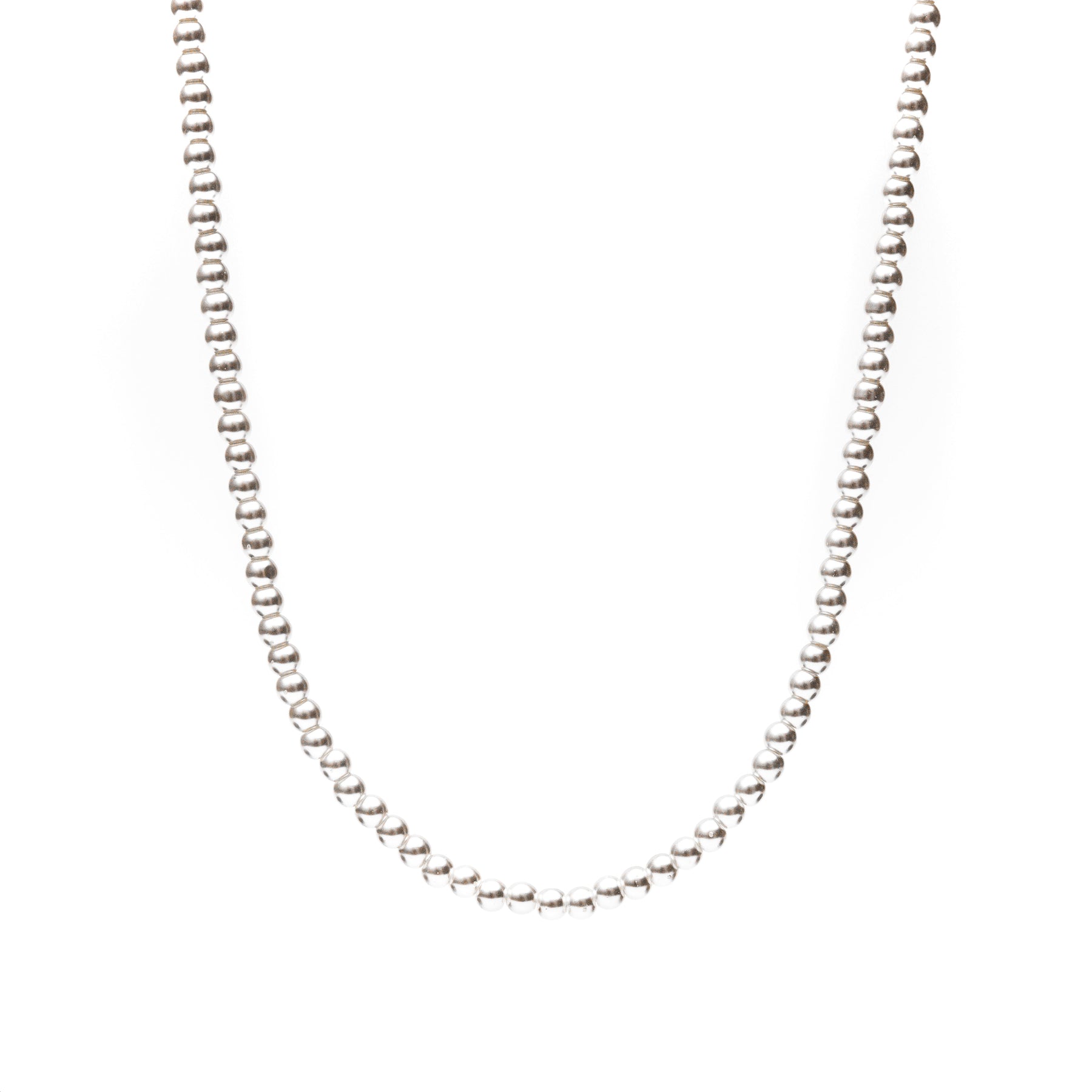 Tide Mens Stainless Steel & Pearl Chain