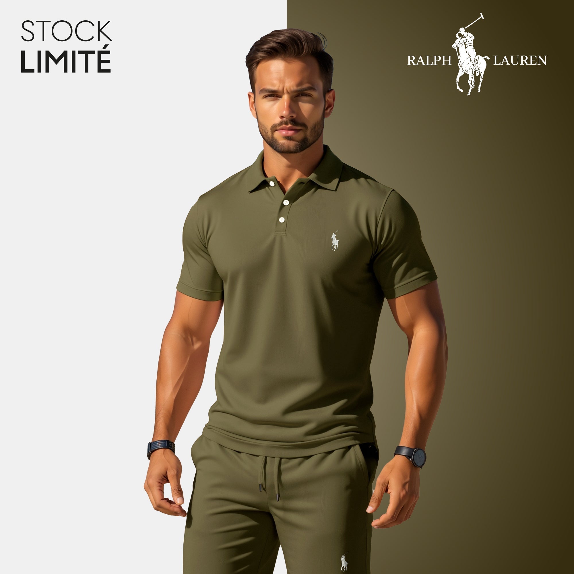 RL Men's Polo & Shorts Set | Limited Edition