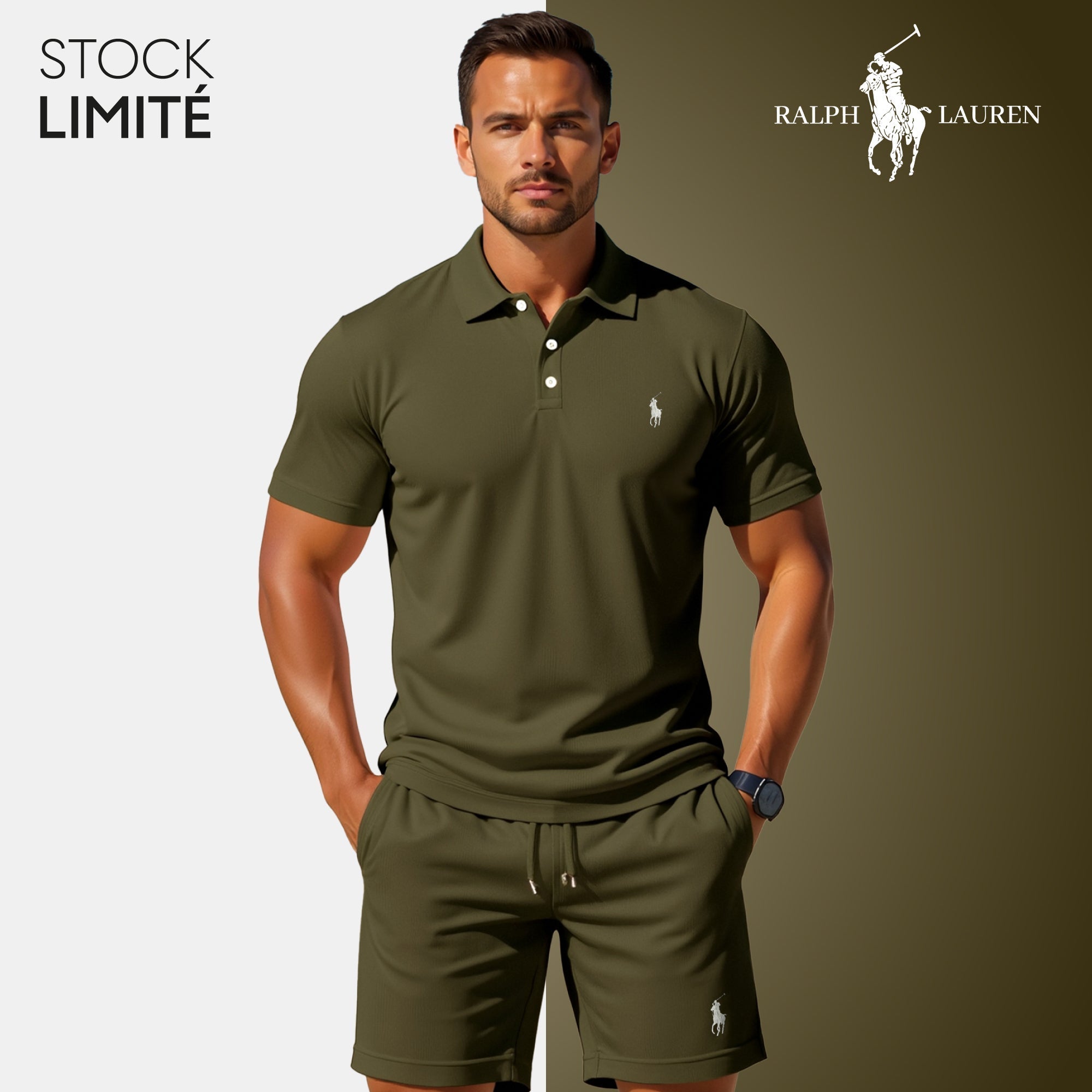 RL Men's Polo & Shorts Set | Limited Edition
