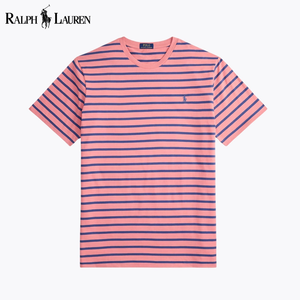 RL Striped Jersey Crewneck T-Shirt