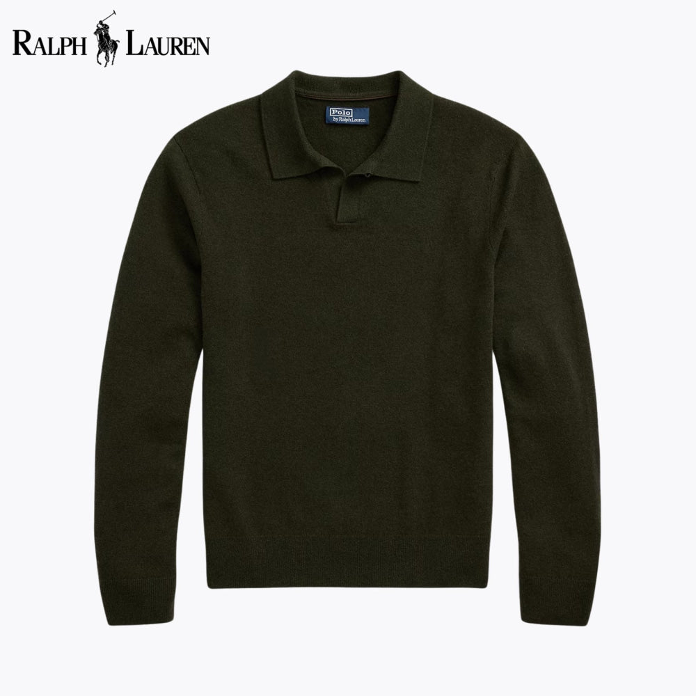 RL Wool Johnny-Collar Sweater