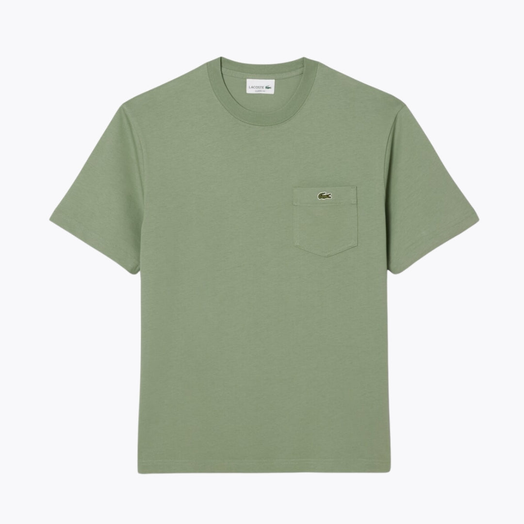 LC Cotton T-shirt with Breast Pocket
