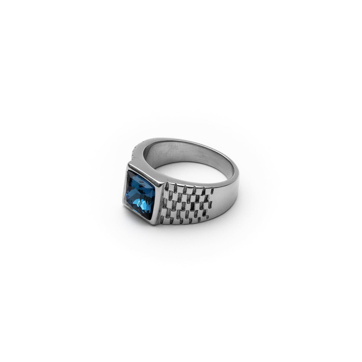 Anel Masculino Aco Inoxidavel Blue Relix