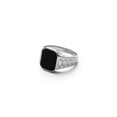 Anel Masculino Aco Inoxidavel Monarca Black