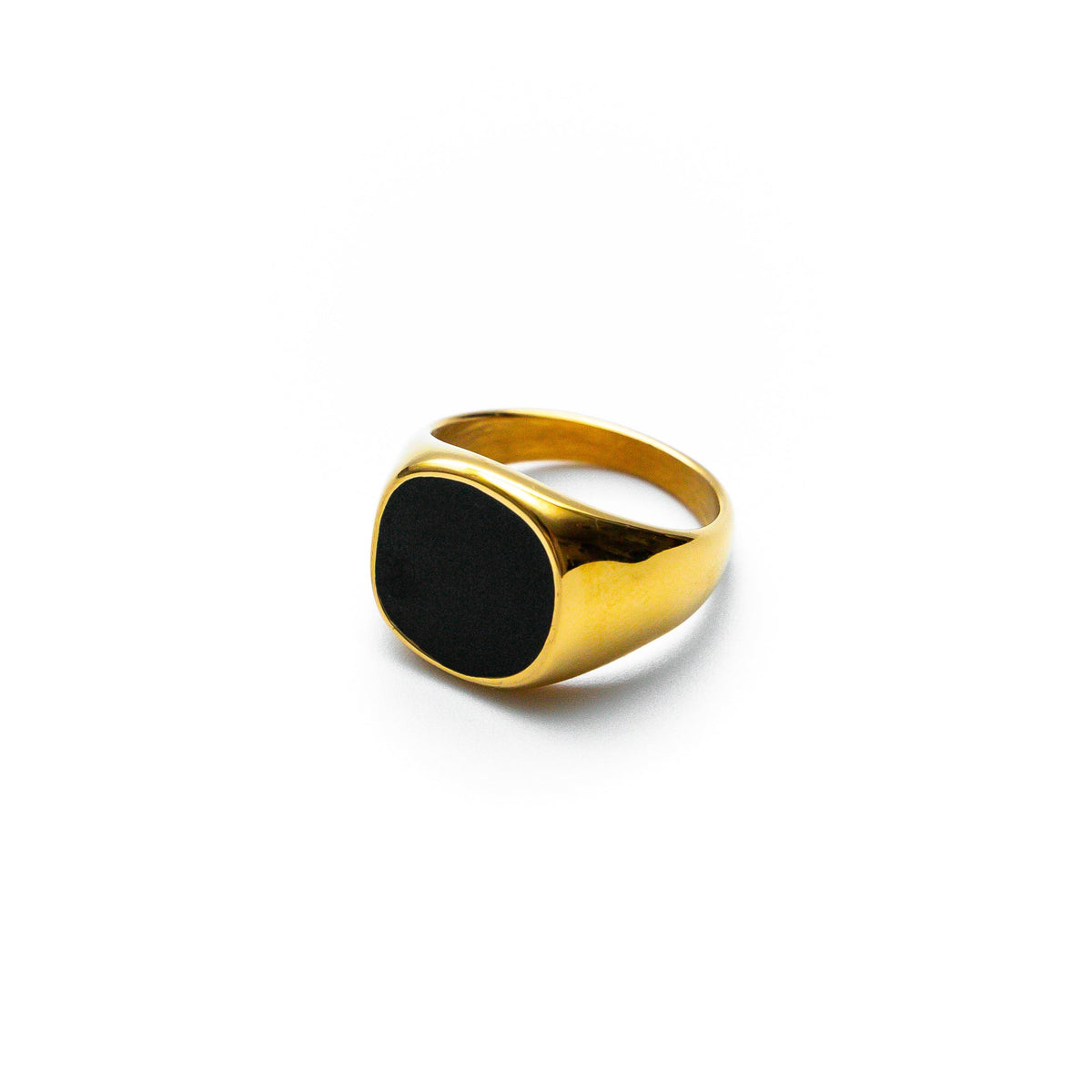 Anel Masculino Dourado Empty