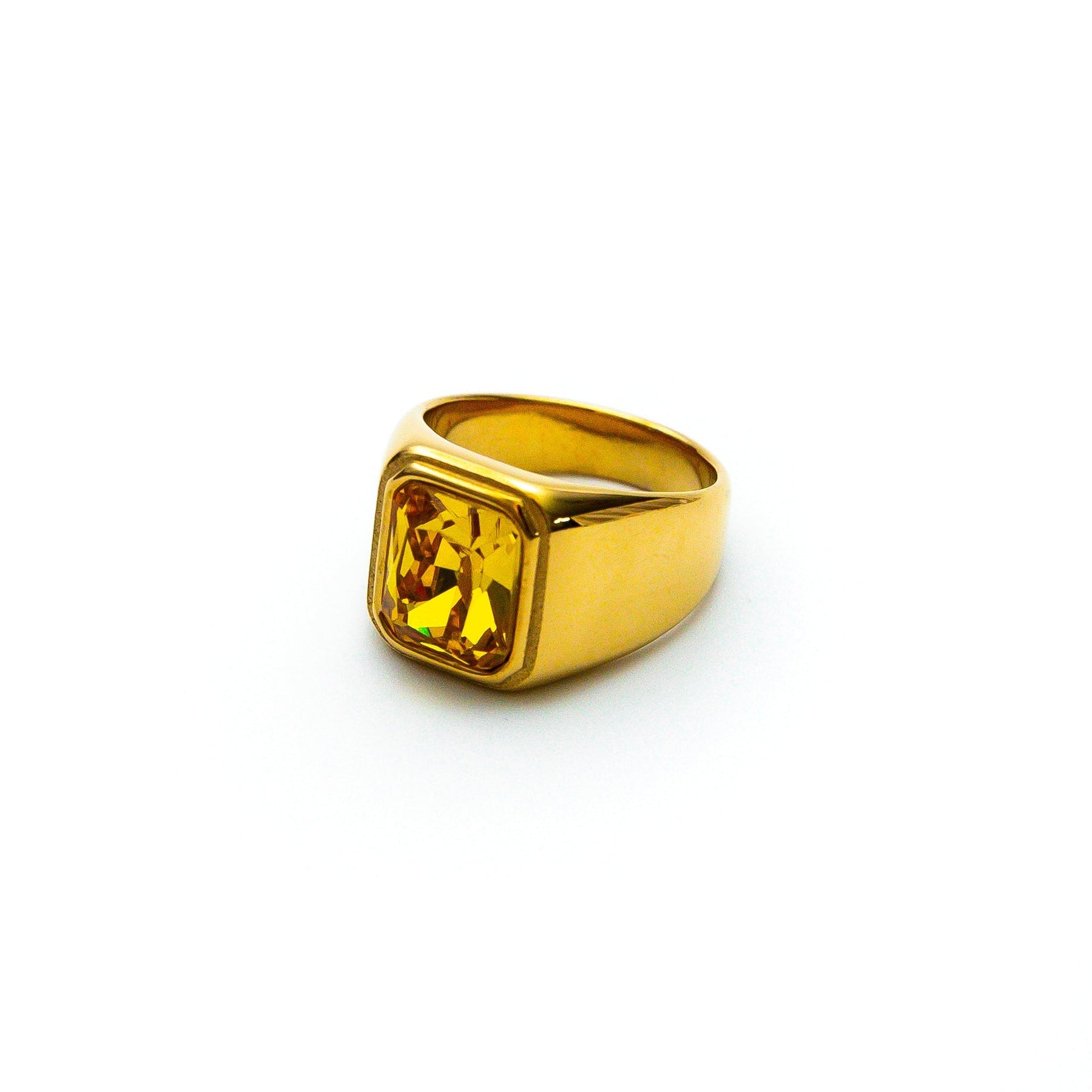 Anel Masculino Dourado Vivant Ouro