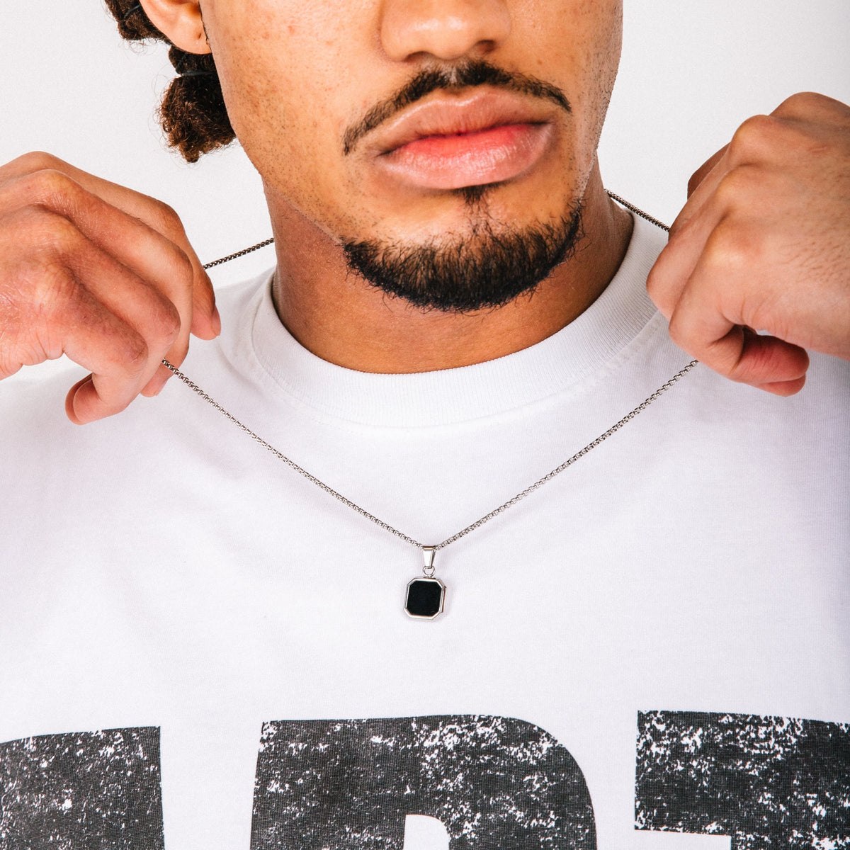 Black Icon Men's Stainless Steel Chain