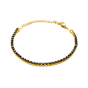 Black Royce Mens Gold Stainless Steel Bracelet