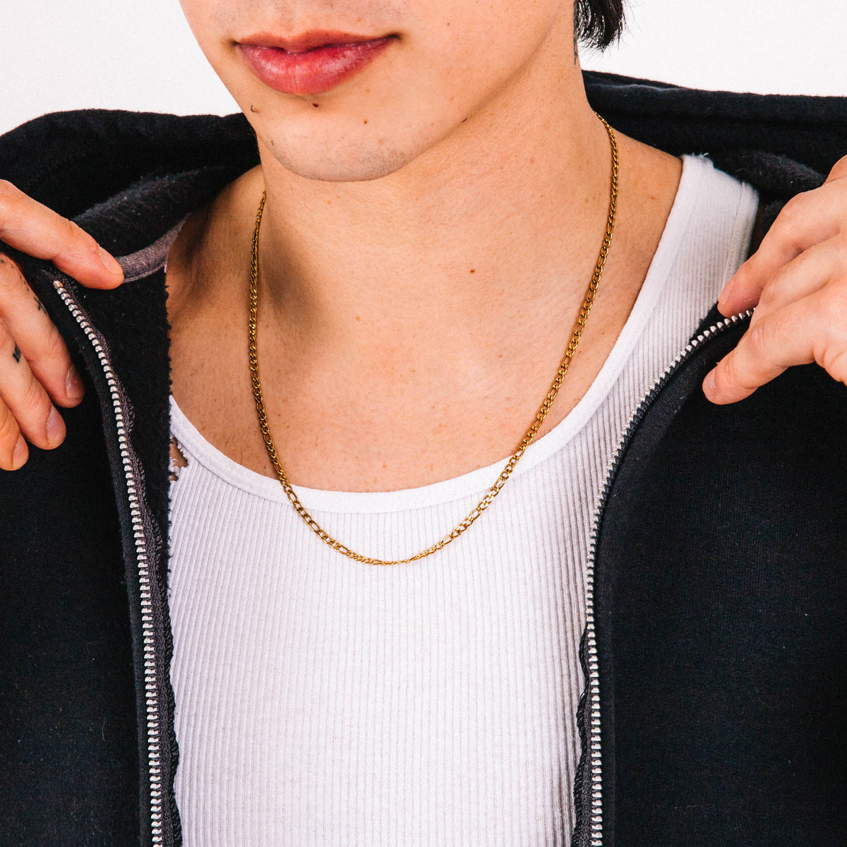 Blade Men's Gold Stainless Steel Chain