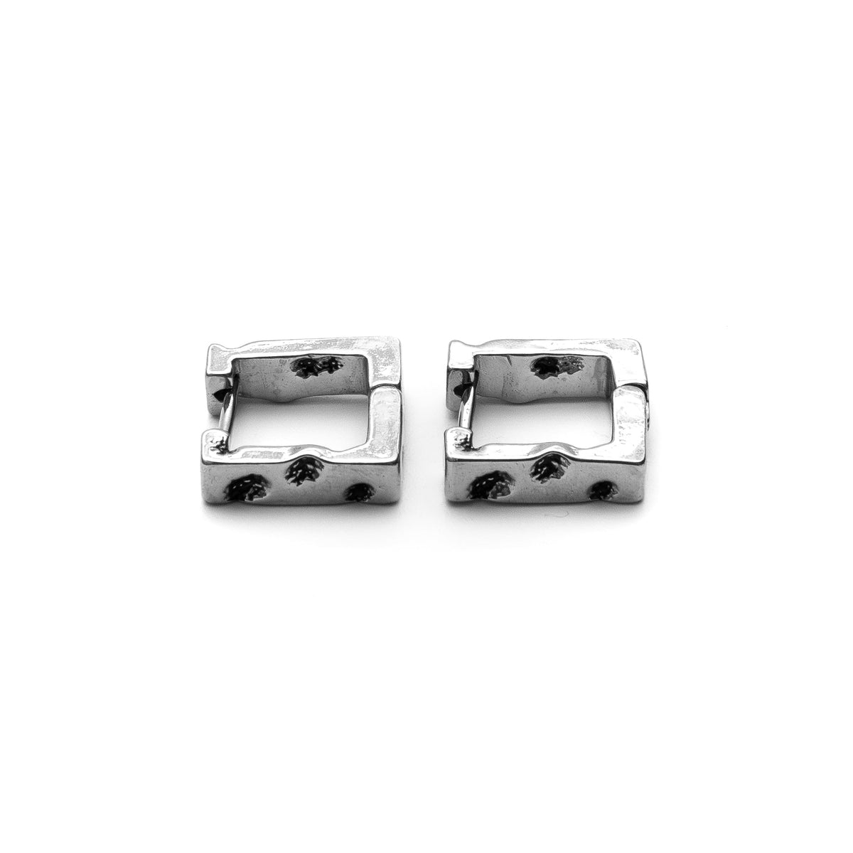 Cage Mens Stainless Steel Earrings