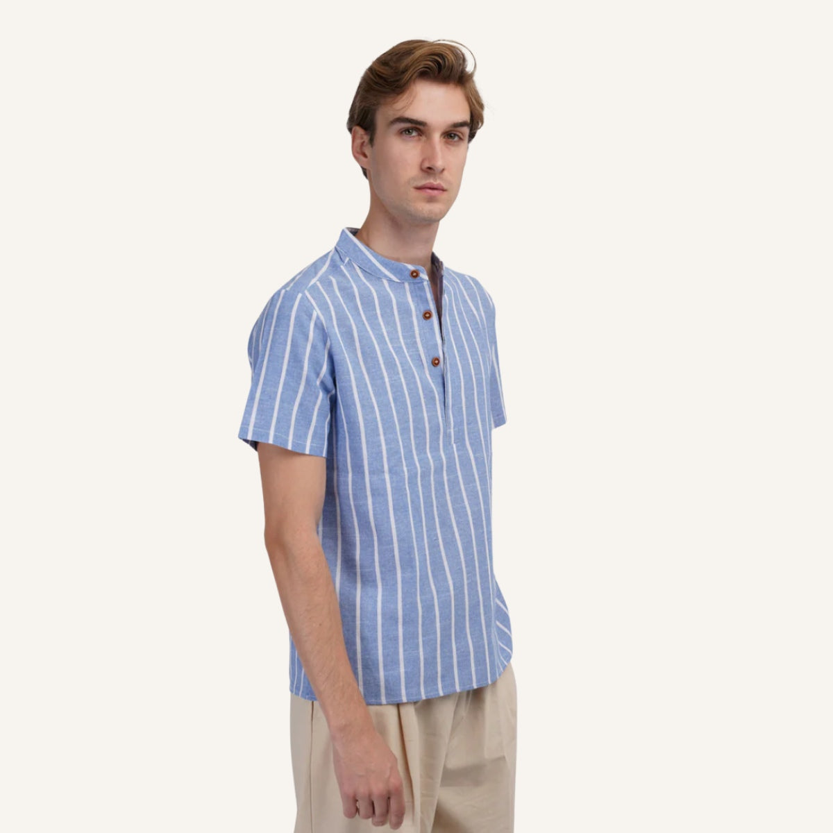 Camisa Masculina Listrada Old Money Carvell