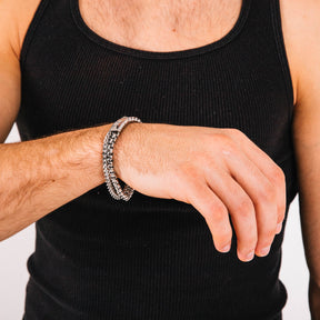 Cascades Men's Stainless Steel Bracelet