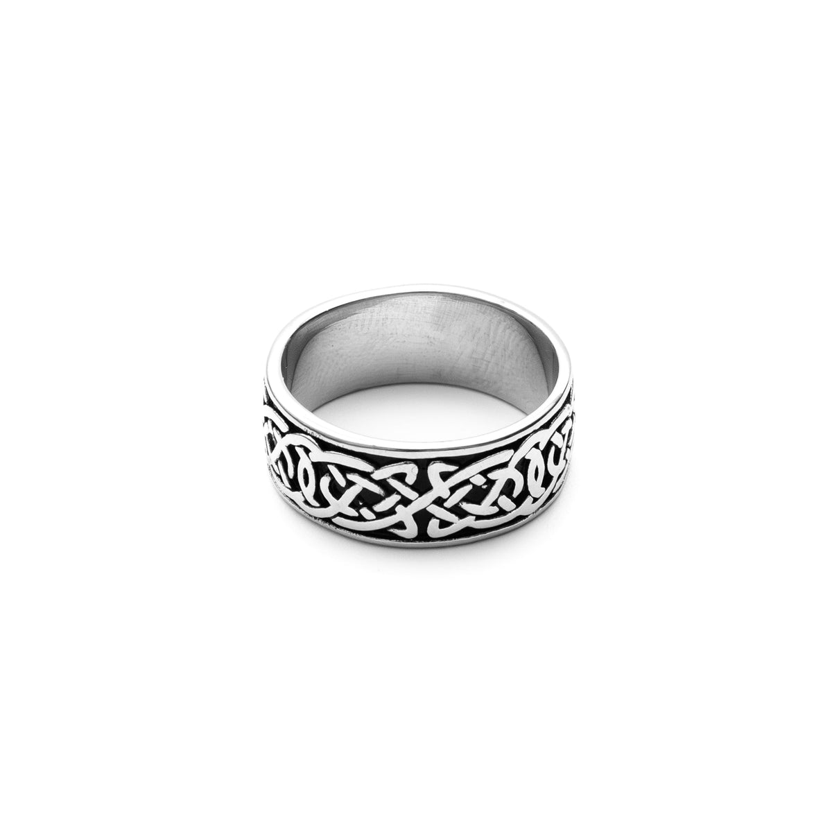 Celtic Mens Stainless Steel Ring
