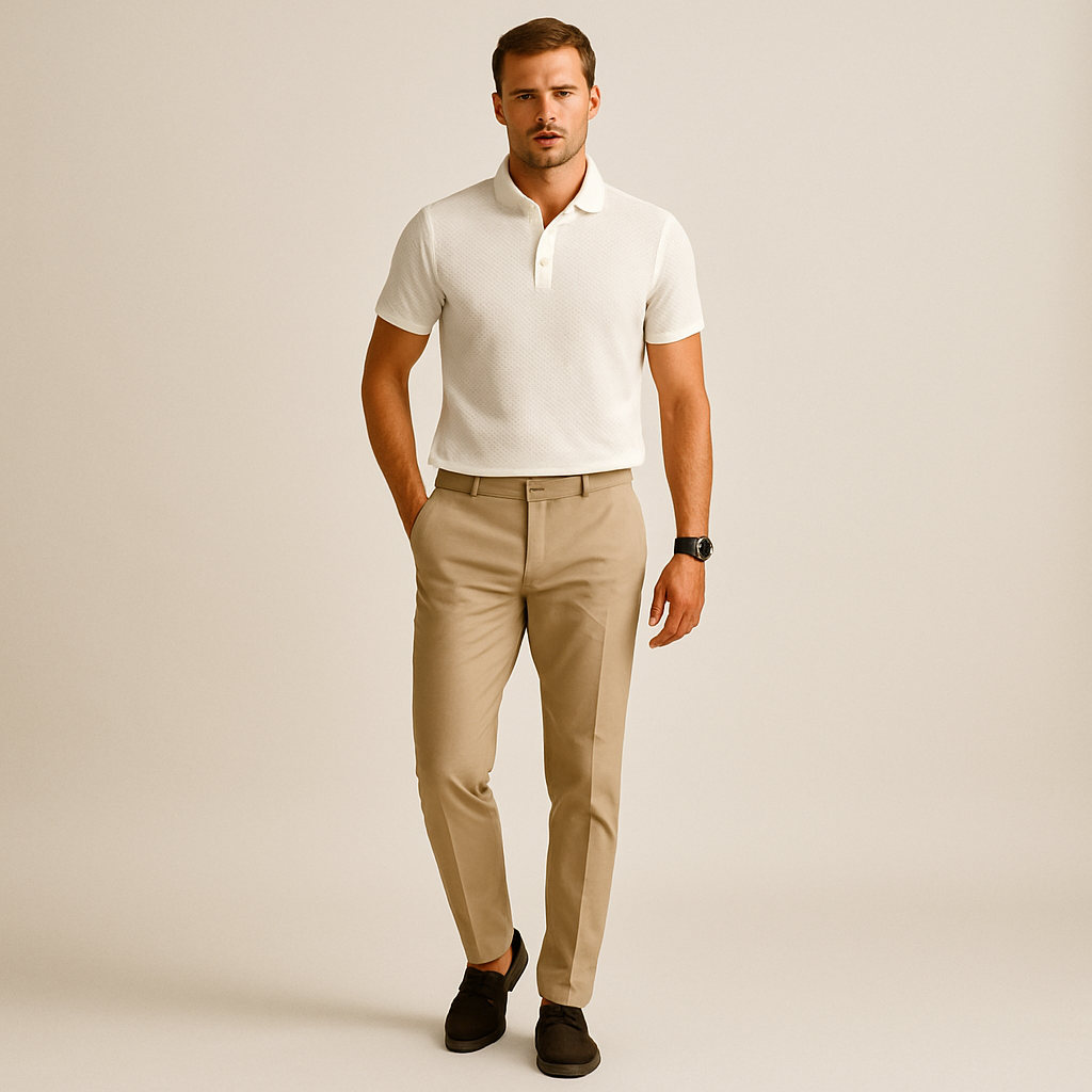 Ultra Fresh Silk Ice Polo Shirt (2-Pack + Free Watch)