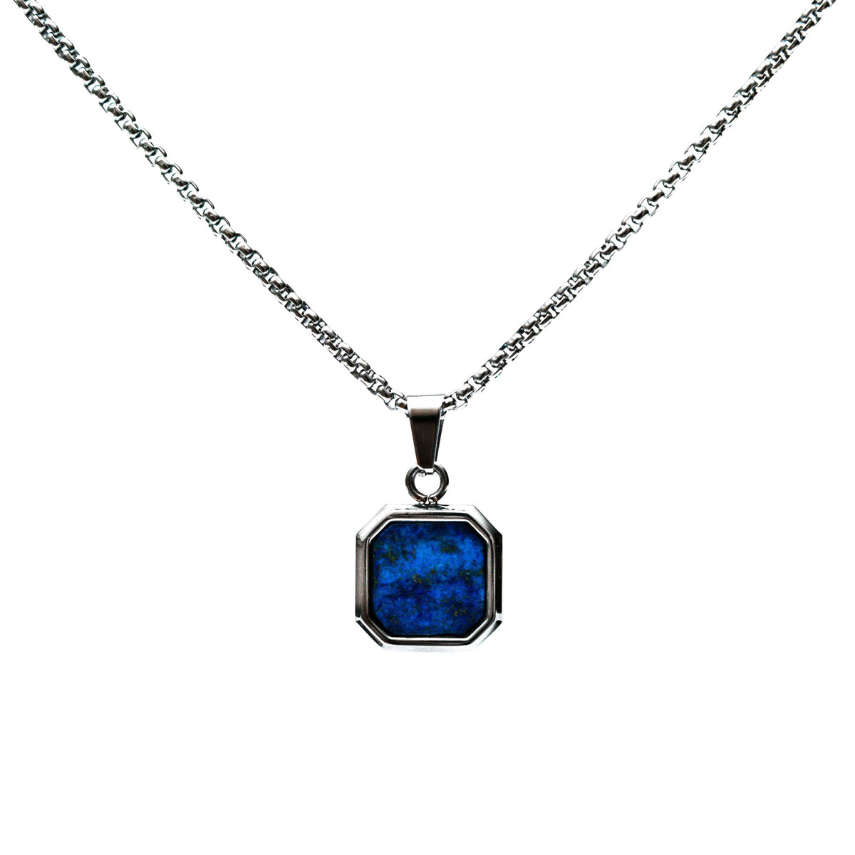Corrente Masculina Aço Inoxidável Blue Icon