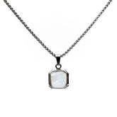 Corrente Masculina Aco Inoxidavel White Icon