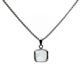 Corrente Masculina Aco Inoxidavel White Icon