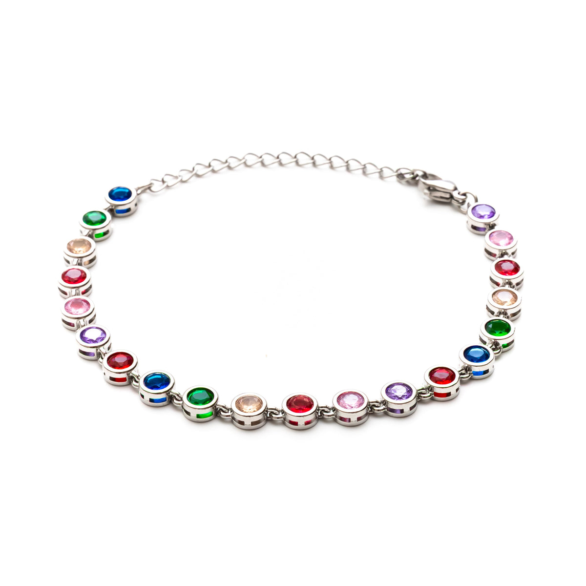 Cristallo Mens Stainless Steel Bracelet