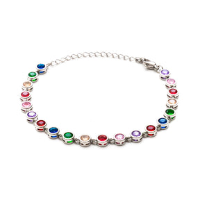 Cristallo Mens Stainless Steel Bracelet