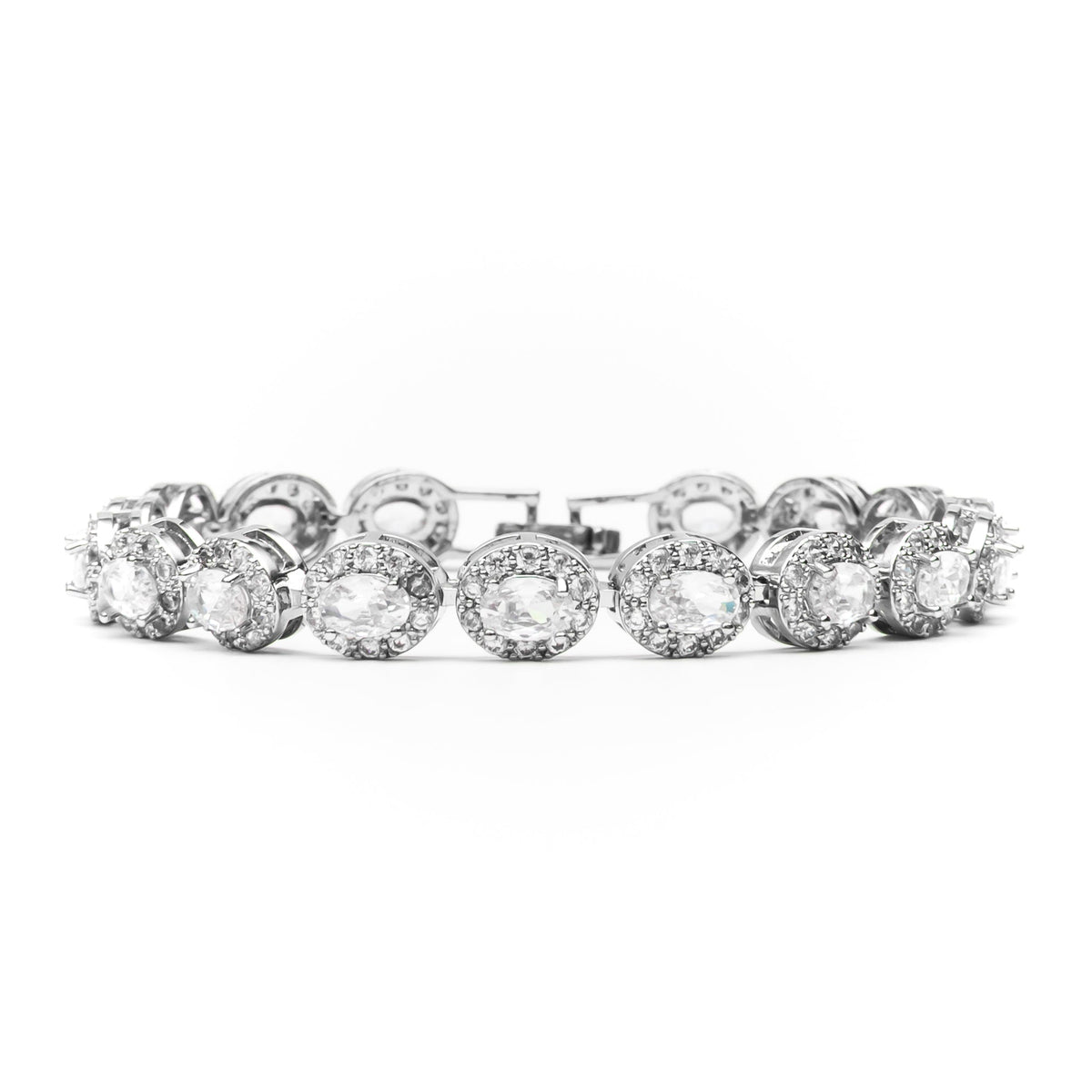 Glace Halo Cut Mens Bracelet