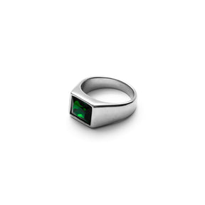 Green Opium Men's Stainless Steel Ring