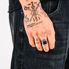 Guard Men's Stainless Steel Ring