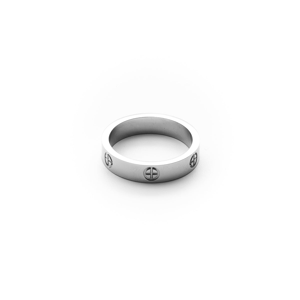 Marque Mens Stainless Steel Ring