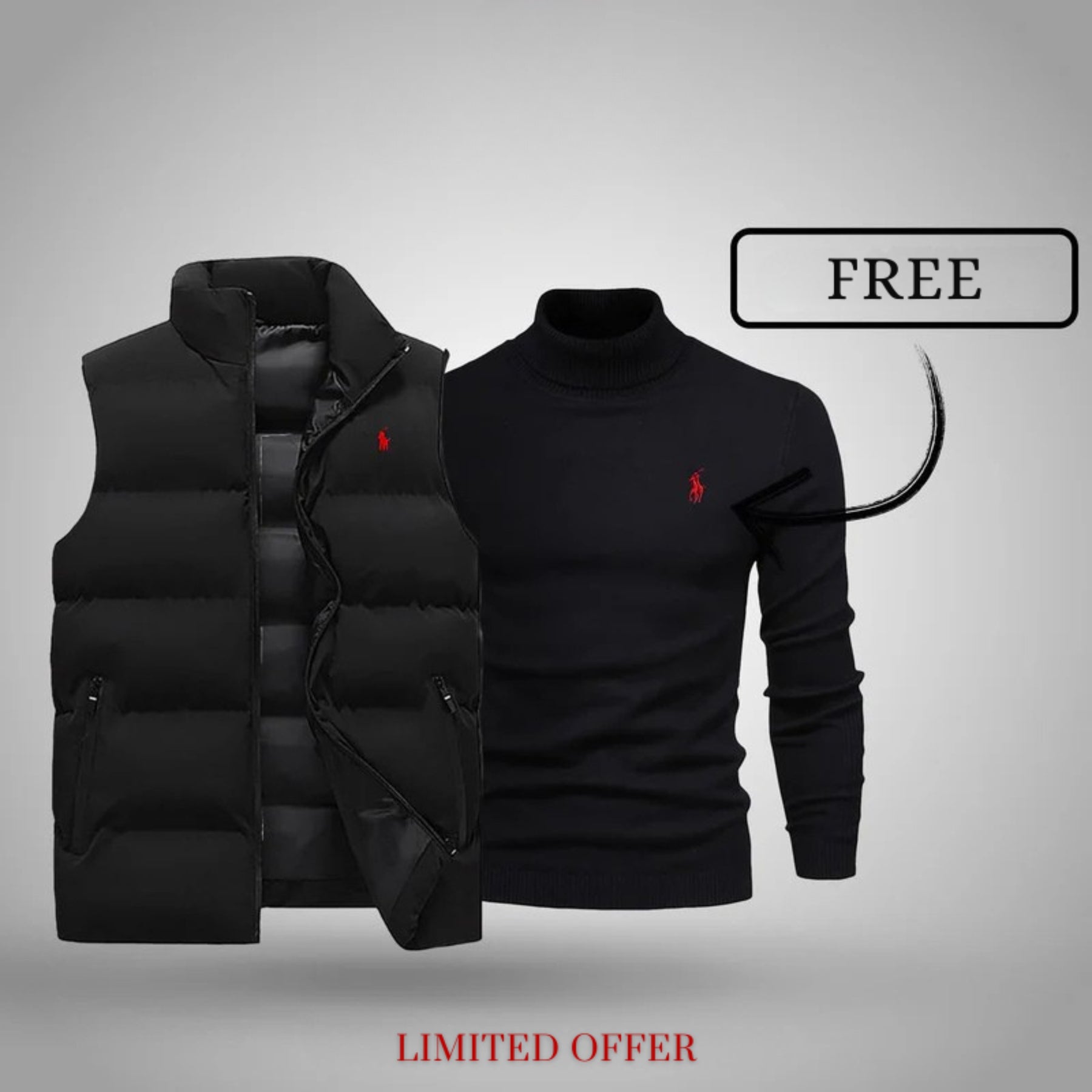 Men’s Aspen Vest + Free Jumper (Clearance)