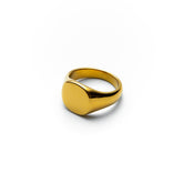 Milan Mens Gold Stainless Steel Ring