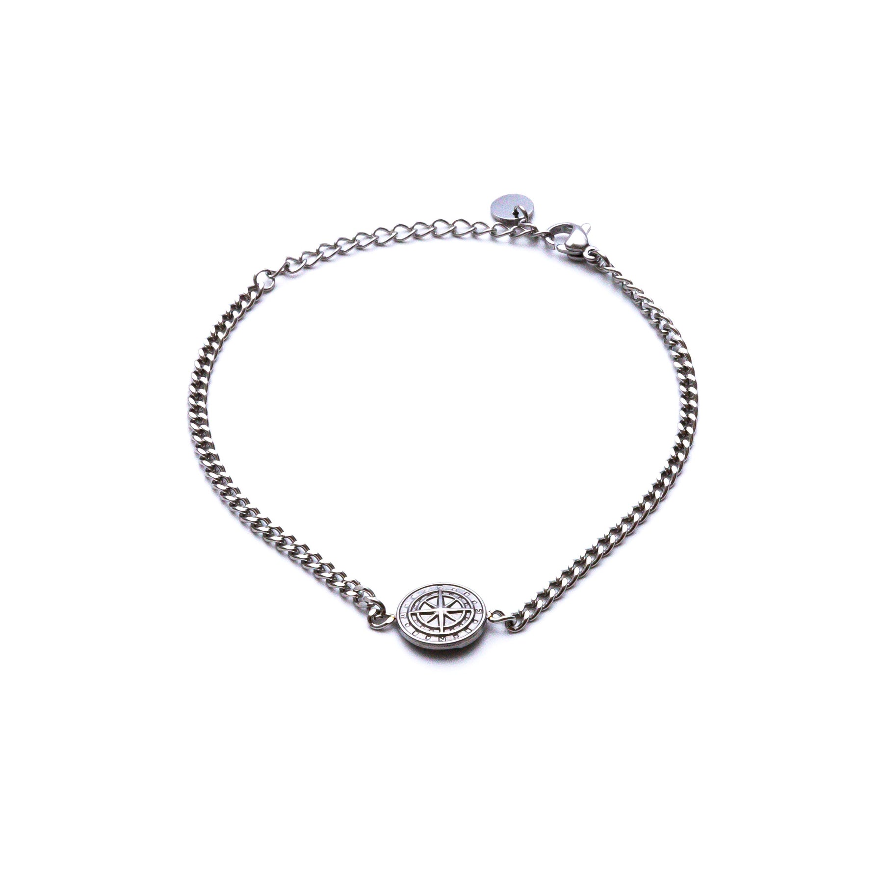 Navigator Mens Stainless Steel Bracelet
