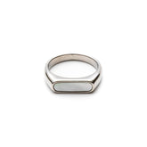 Pearl Slate Mens Ring
