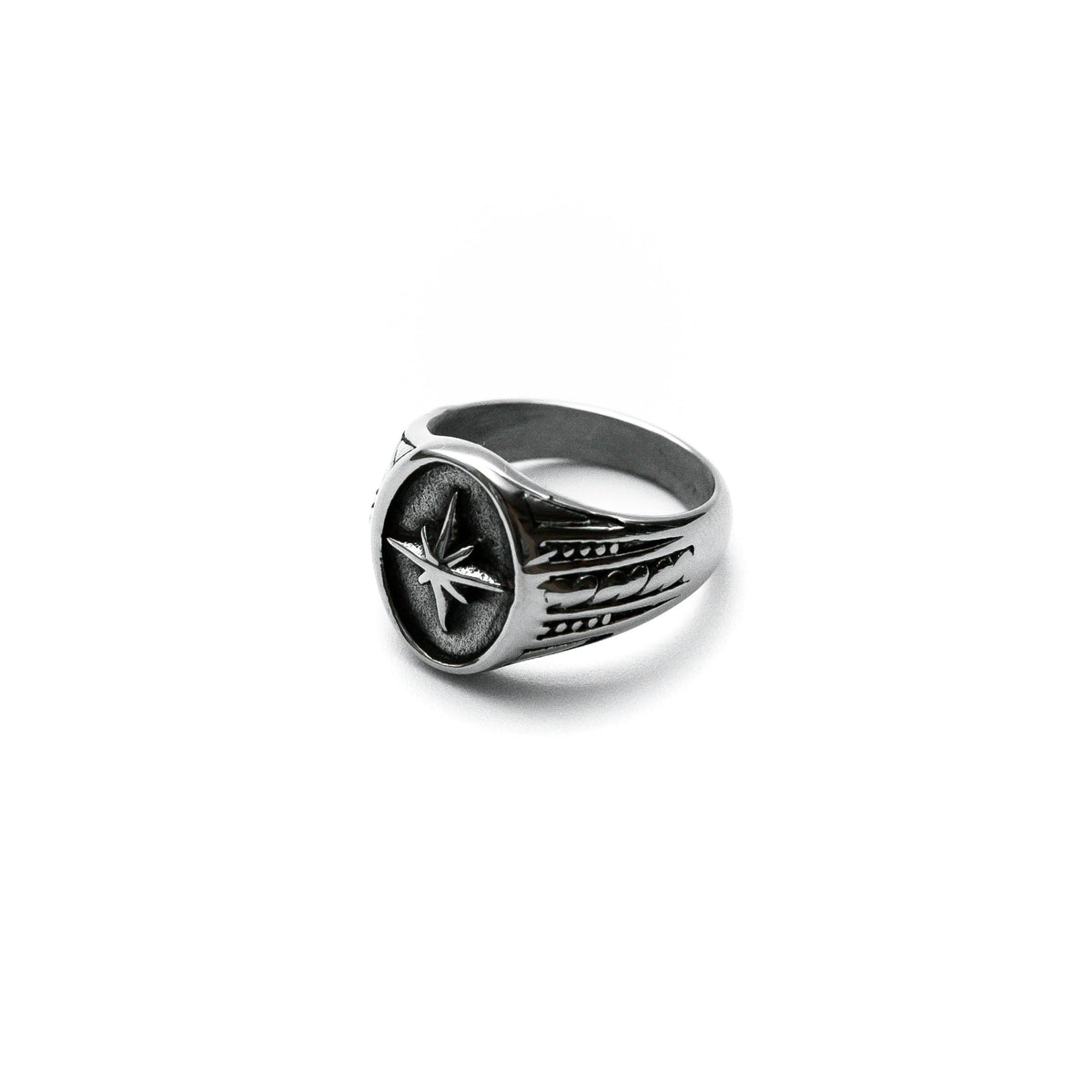 Polaris Mens Stainless Steel Ring