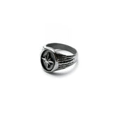 Polaris Mens Stainless Steel Ring