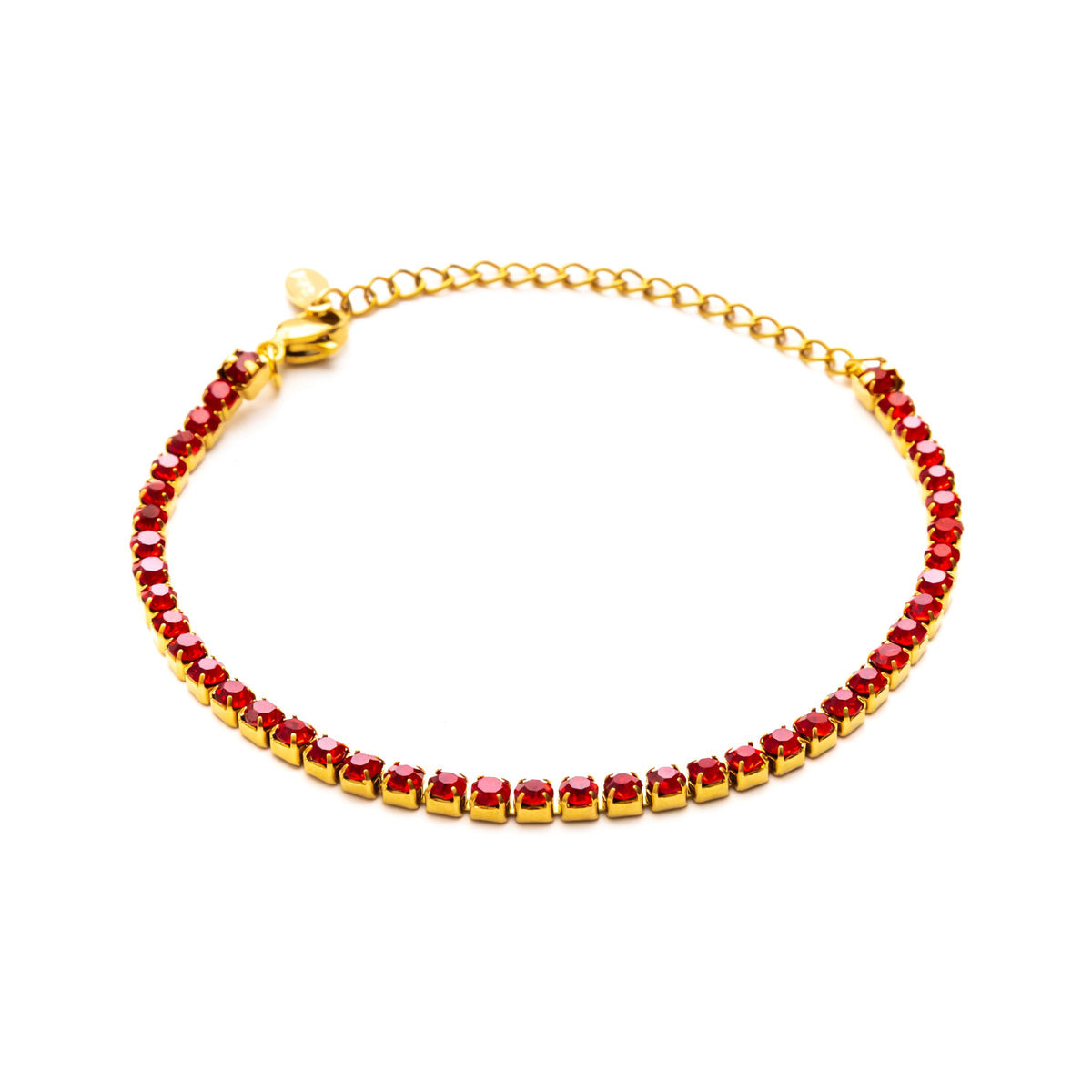 Red Royce Mens Stainless Steel Bracelet