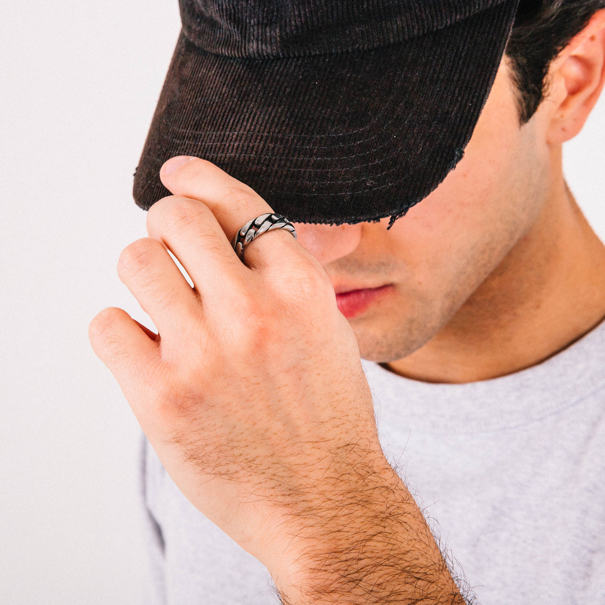 Relo Men's Stainless Steel Ring