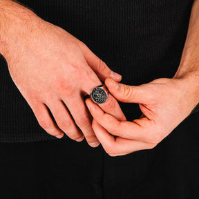 Siren Mens Stainless Steel Ring