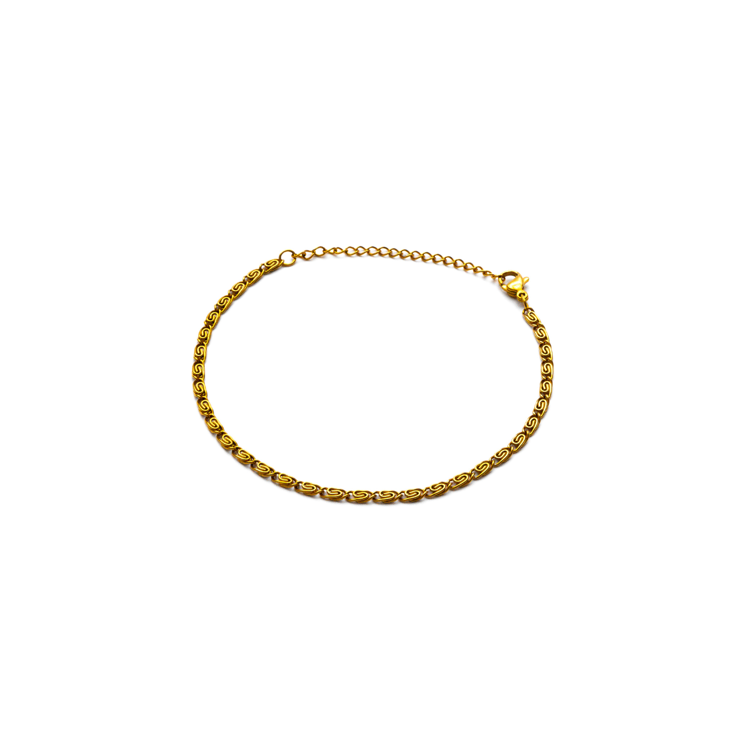 Zyro Mens Gold Stainless Steel Bracelet