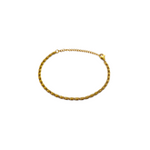 Zyro Mens Gold Stainless Steel Bracelet