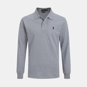 Long-sleeved polo shirt