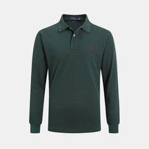 Long-sleeved polo shirt